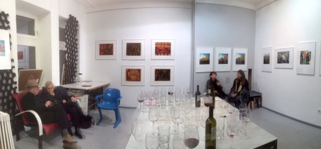 Impression Vernissage Ausstellung Hans Benesch · Übermalungen